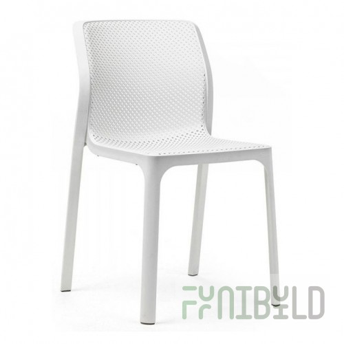 Plastic chair Bit, white