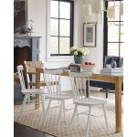 Tucker Set, 4 White Chairs