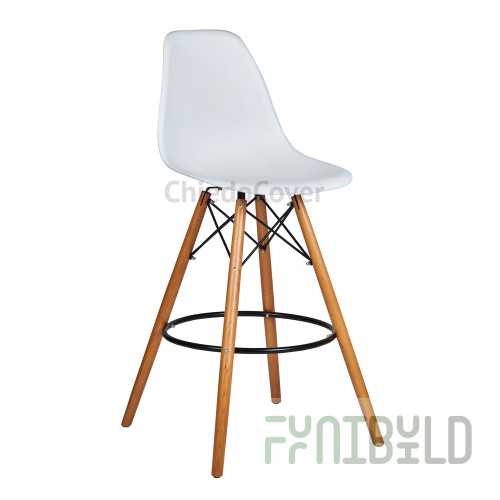 EAMES bar stool white