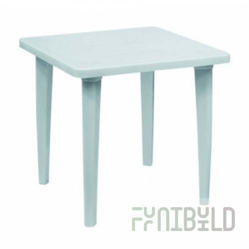 Plastic square table