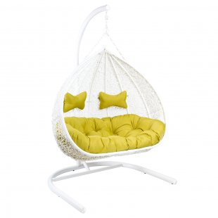 Hanging chair Rohy made of artificial rattan