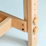 Stationary massage table wooden FIX-1A