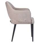 Chair Rose, velvet beige-gray Chair Rose, velvet beige-gray