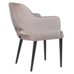 Chair Rose, velvet beige-gray Chair Rose, velvet beige-gray