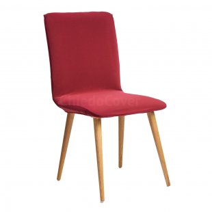 Cover 46 with straight back, burgundy