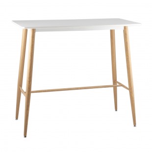 Bar table EAMES white