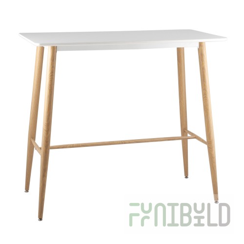 Bar table EAMES white