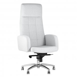 Executive chair Lester microvelour light gray
