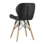 Chair Bon eco-leather, black Chair Bon eco-leather, black