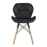 Chair Bon eco-leather, black Chair Bon eco-leather, black