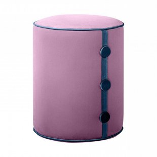 Drum Button Pouf