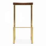 Sling bar stool, gold