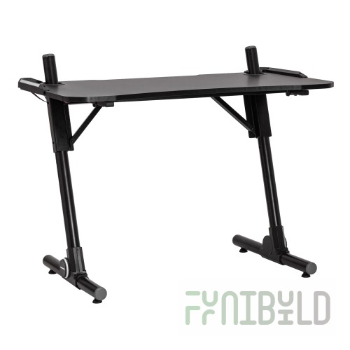 Computer gaming desk TopChairs Storm LED black