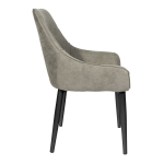 Chair Diana, microfiber color steel