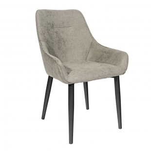 Chair Diana, microfiber color steel