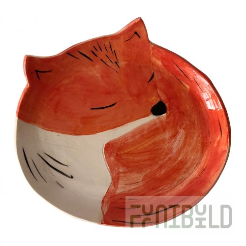 Children's plate Fox