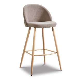 Bar stool Amazar beige/wood