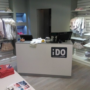 Furniture set "Cube" for children's clothing store