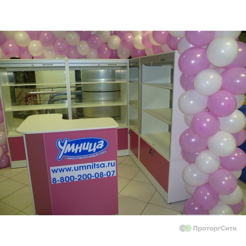 Furniture "Rose" for a toy store in a shopping center
