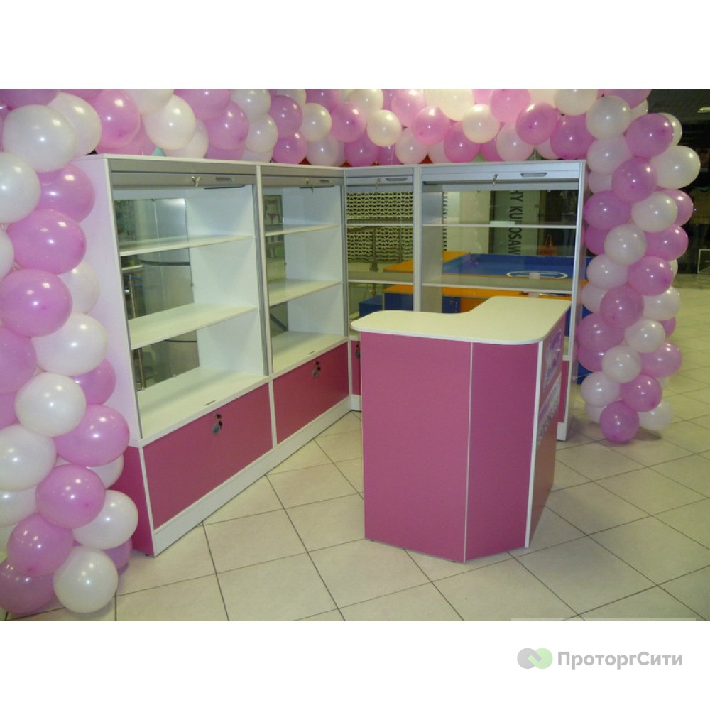 Furniture "Rose" for a toy store in a shopping center