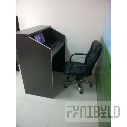 Reception desk meter Wenge