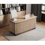 CRAFT Modern Slatted Executive Desk
