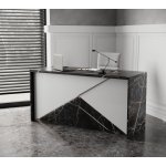 MAX Modern Geometric Executive Desk