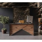 MAX Modern Geometric Executive Desk