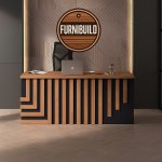 Neptune Executive Desk — Bold Geometry for Modern Minds