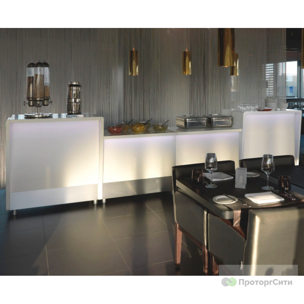 Vertical bar counter Modular for shop and bar