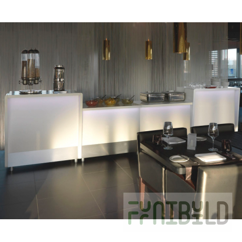 Vertical bar counter Modular for shop and bar