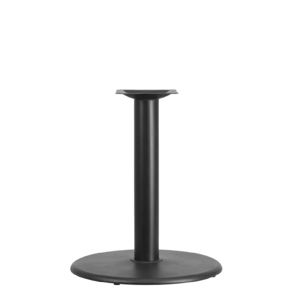 Flash Furniture XU-TR24-GG 24 Inch Round Table Base Metal Cast Iron Black with Pre-welded Top Plate Flash Furniture XU-TR24-GG 24 Inch Round Table Base Metal Cast Iron Black with Pre-welded Top Plate