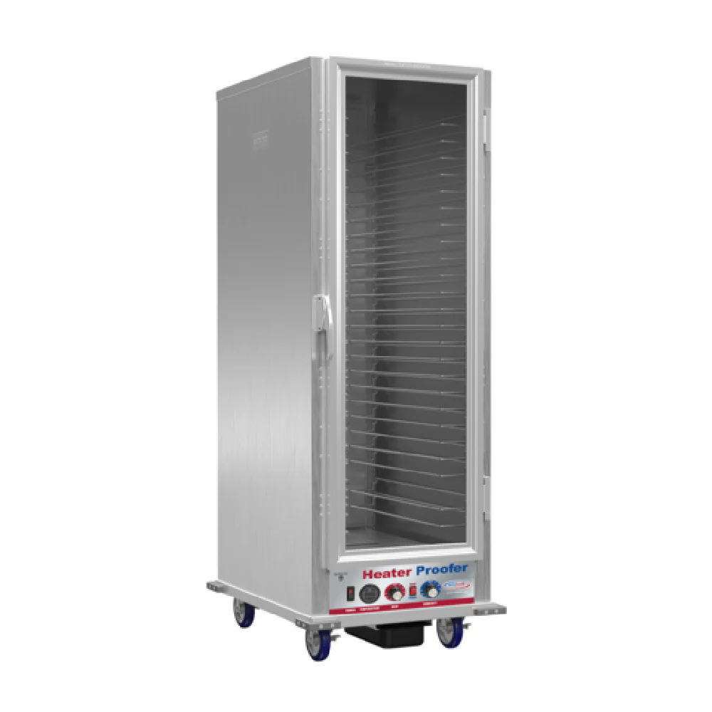 Winholt INHPL-1825-UNC 24 Inch Aluminum Insulated Holding Proofing Cabinet Mobile