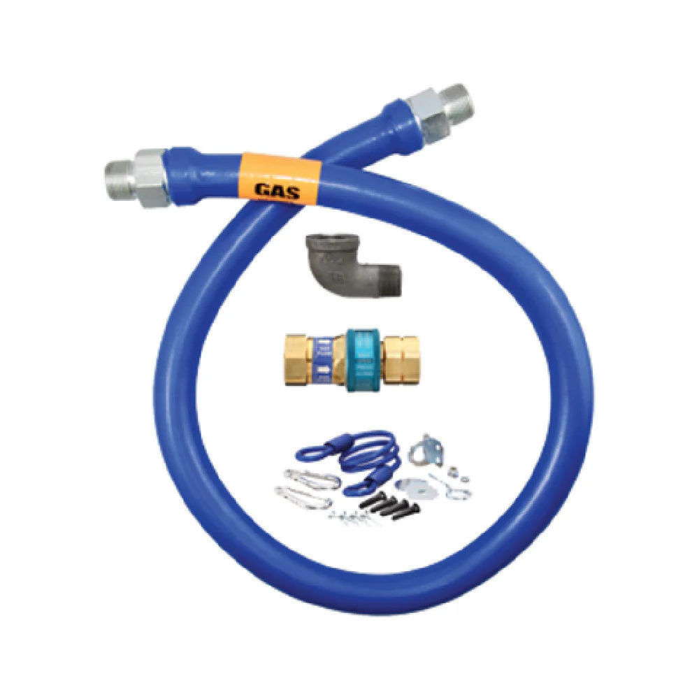 Dormont 16100BPQR24 1 Inch Moveable Gas Connector 24 Inch Long with SnapFast - Gas Connector Hose Kit