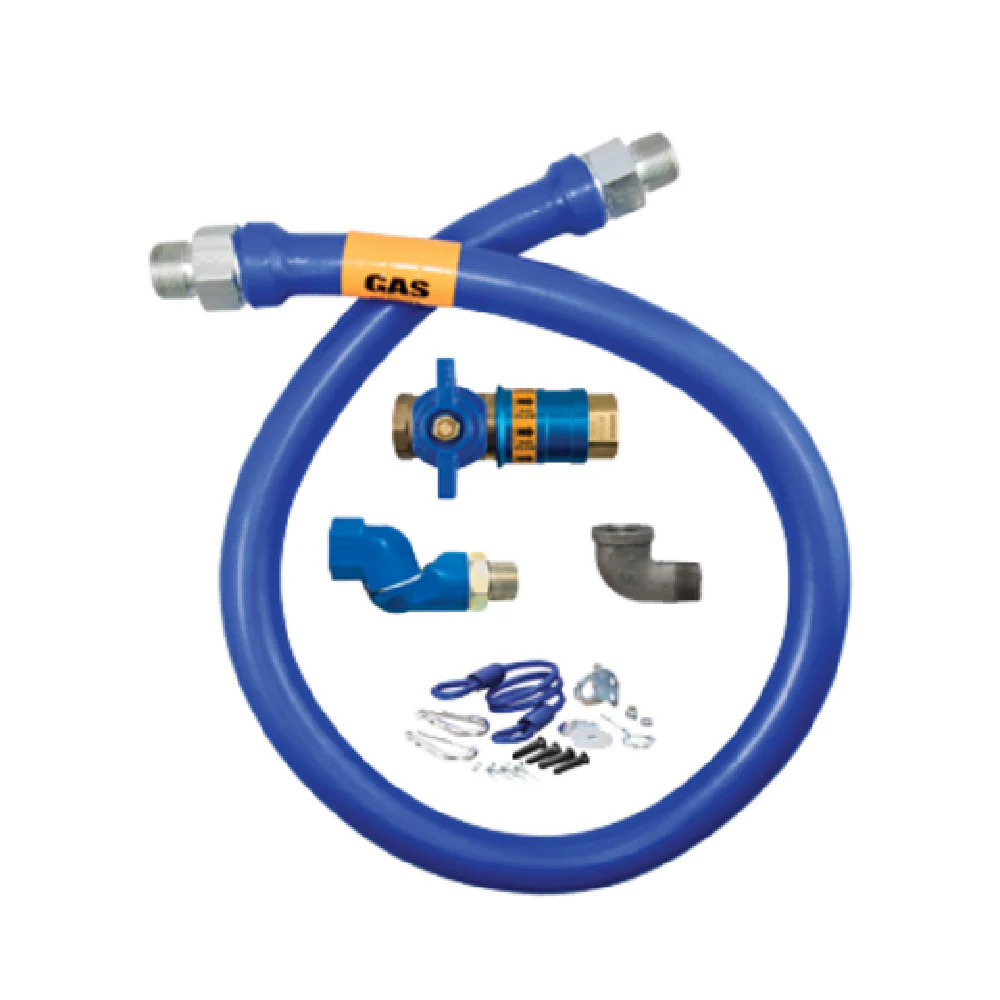 Dormont 1650KITCFS48 1/2 Inch Diameter Gas Connector Kit with Safety Quik and Swivel MAX