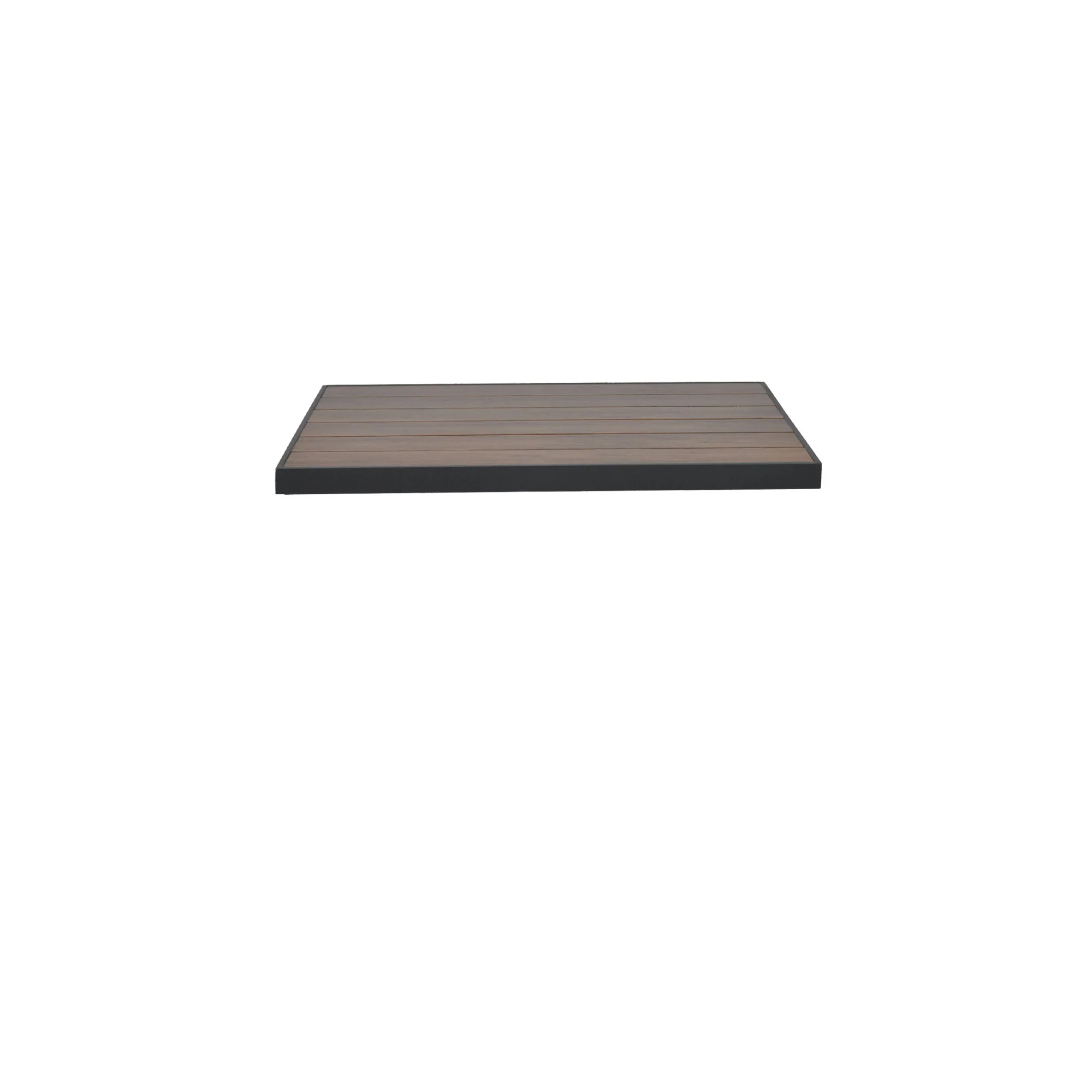 emuamericas, llc A1494-22-404 30 Inch Outdoor Table Top Rectangle Aluminum Slats emuamericas, llc A1494-22-404 30 Inch Outdoor Table Top Rectangle Aluminum Slats