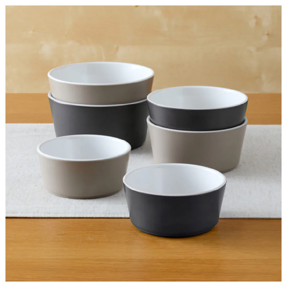 American Metalcraft UBRT10MO 10 Oz Melamine Round Bowl Mocha Tapered