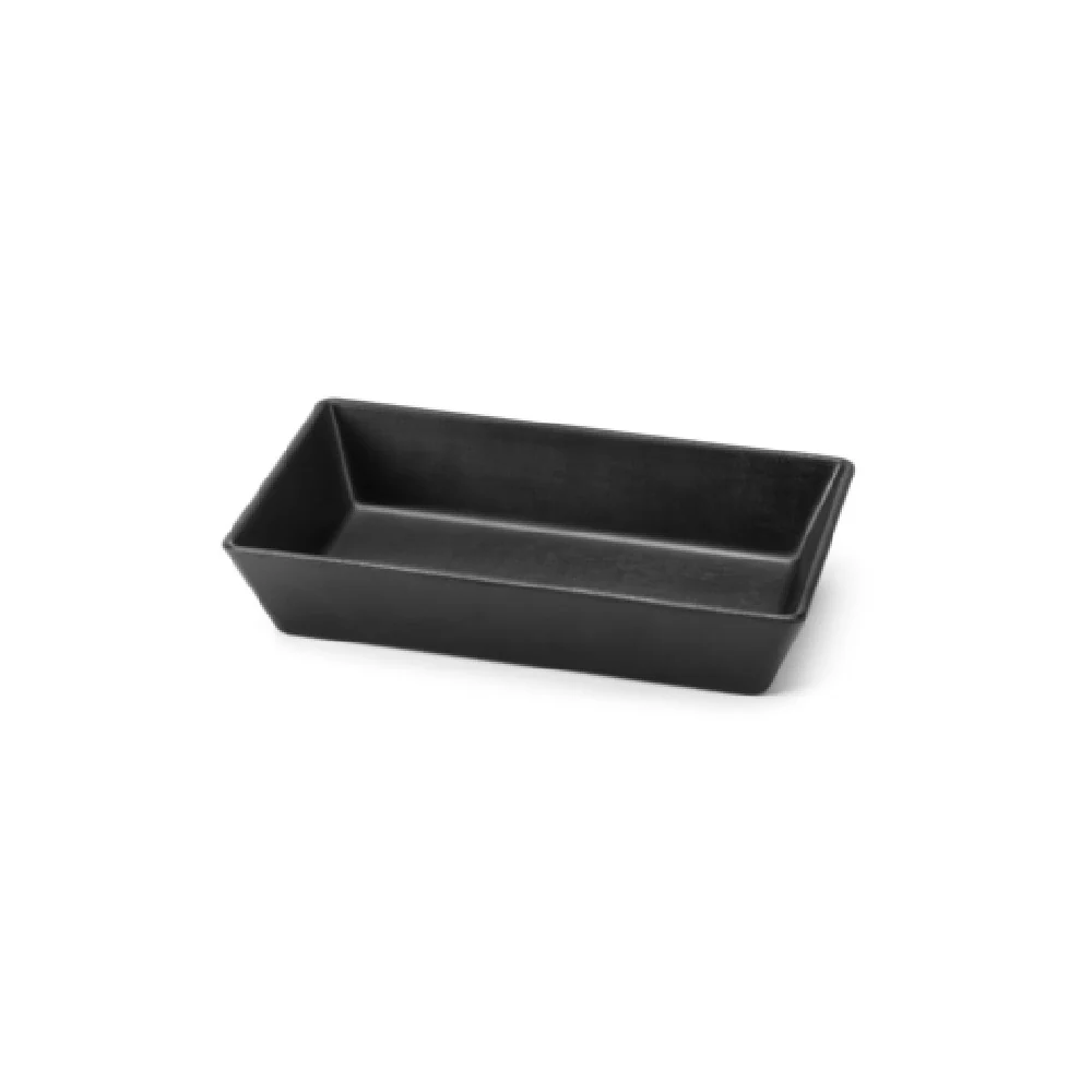 Steelite DFBRC106LT010 10 Inch Bowl 1.5 Quart Rectangular Linen Black Melamine Steelite DFBRC106LT010 10 Inch Bowl 1.5 Quart Rectangular Linen Black Melamine