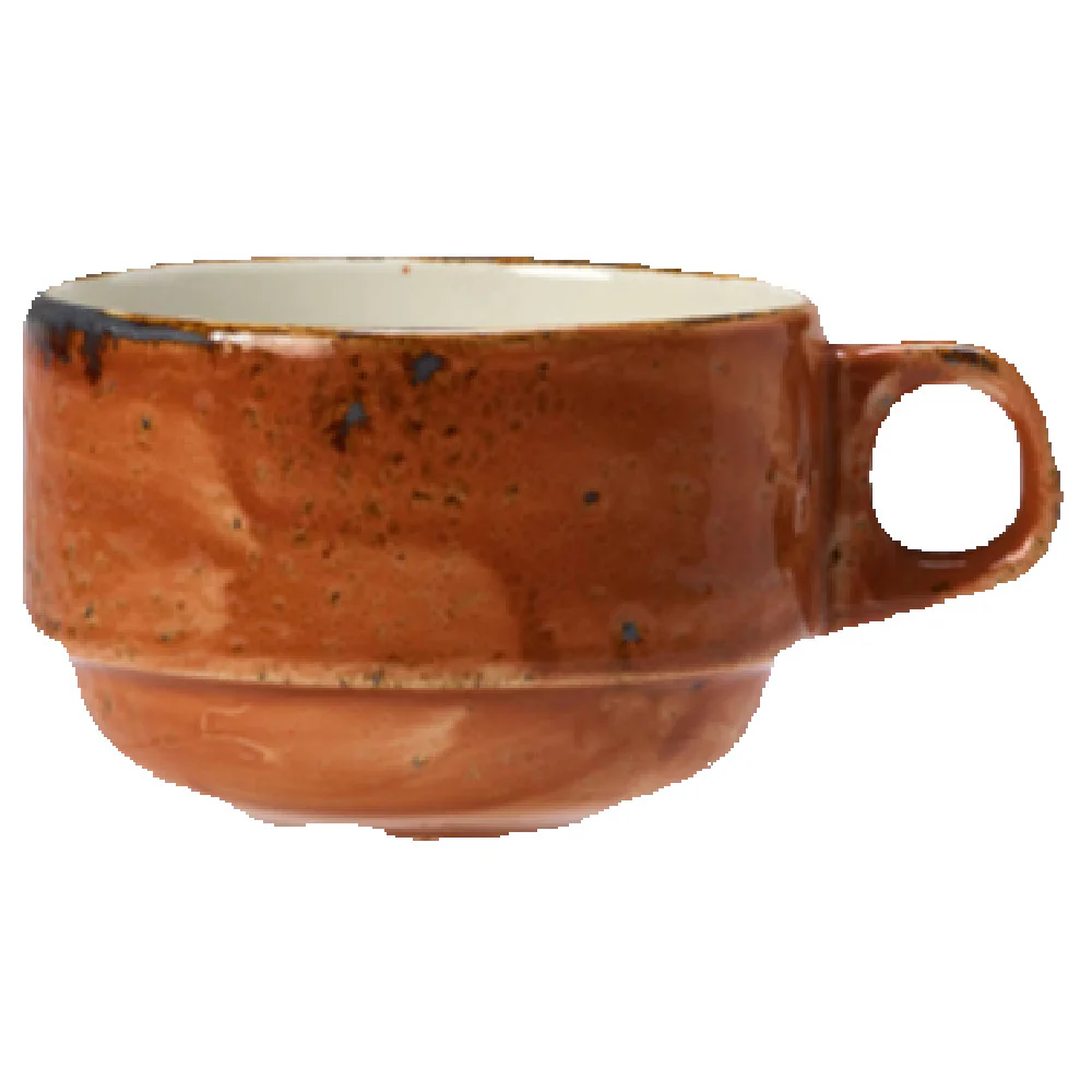 Steelite 11330234 3-1/2 Oz Slimline Cup Stackable Ceramic with Lifetime Chip Warranty