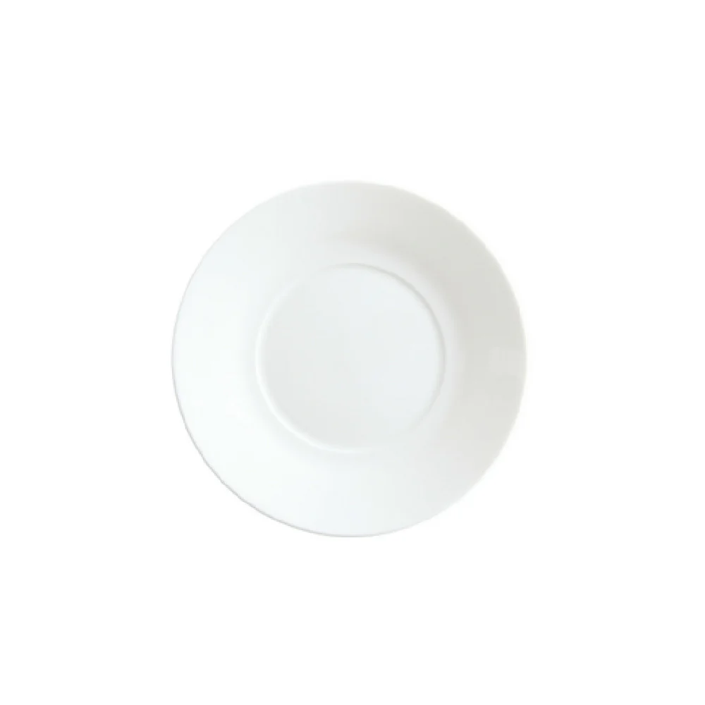 Fortessa RRP.CAMELIA.05 6.14 Inch Round China Camelia Saucer Dishwasher Safe