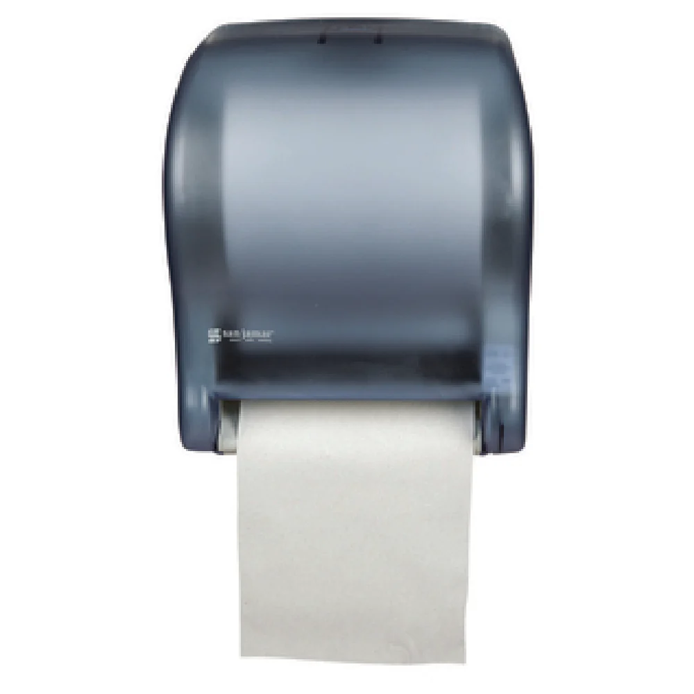 San Jamar T8000TBL 11-3/4 Inch Touchless Paper Towel Dispenser Blue with Lock San Jamar T8000TBL 11-3/4 Inch Touchless Paper Towel Dispenser Blue with Lock