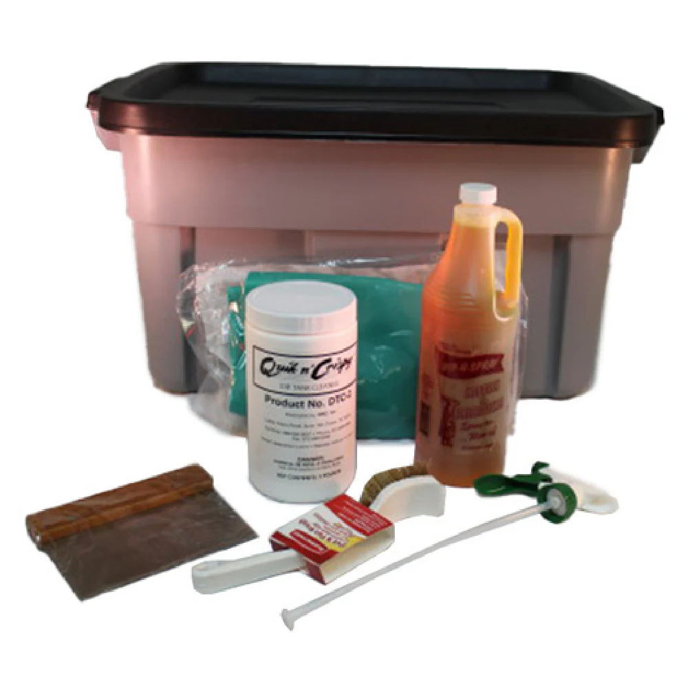 Quik N Crispy QC10044 Standard Cleaning Kit for GF II - Restaurant Grade Maintenance Quik N Crispy QC10044 Standard Cleaning Kit for GF II - Restaurant Grade Maintenance