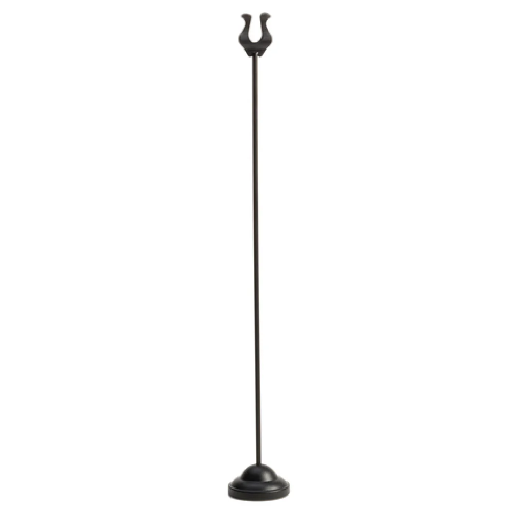 American Metalcraft HPBL18 2-1/4 Inch Diameter Number Stand with Harp Clip Metal Black