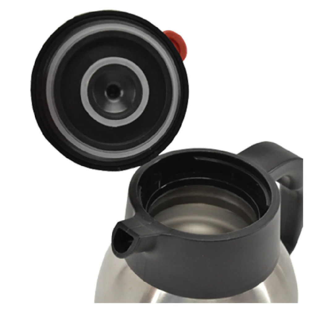 Omcan 40566 Plastic Black Lid for Thermal Carafes with Secure Seal