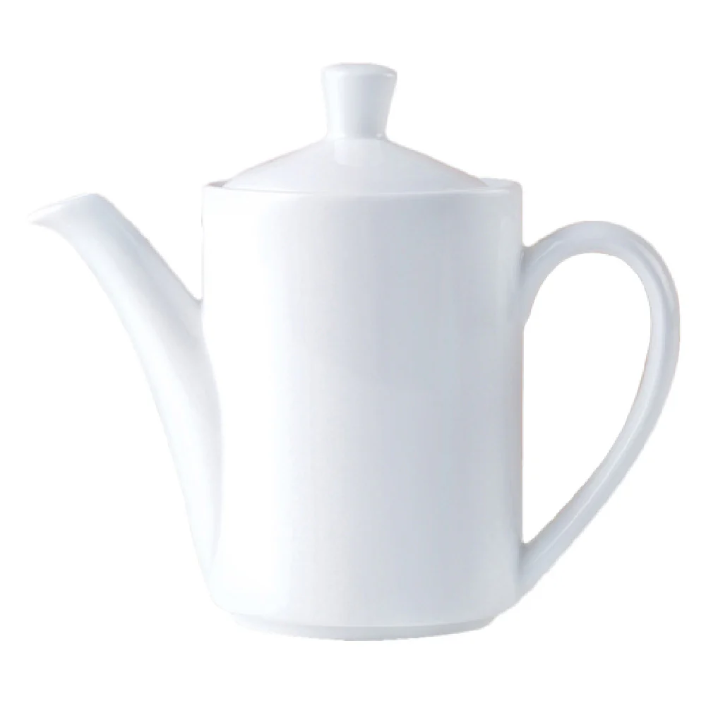 Steelite 9001C664 11.0 Oz Stylish Coffee Pot Alumina Vitrified With Lid