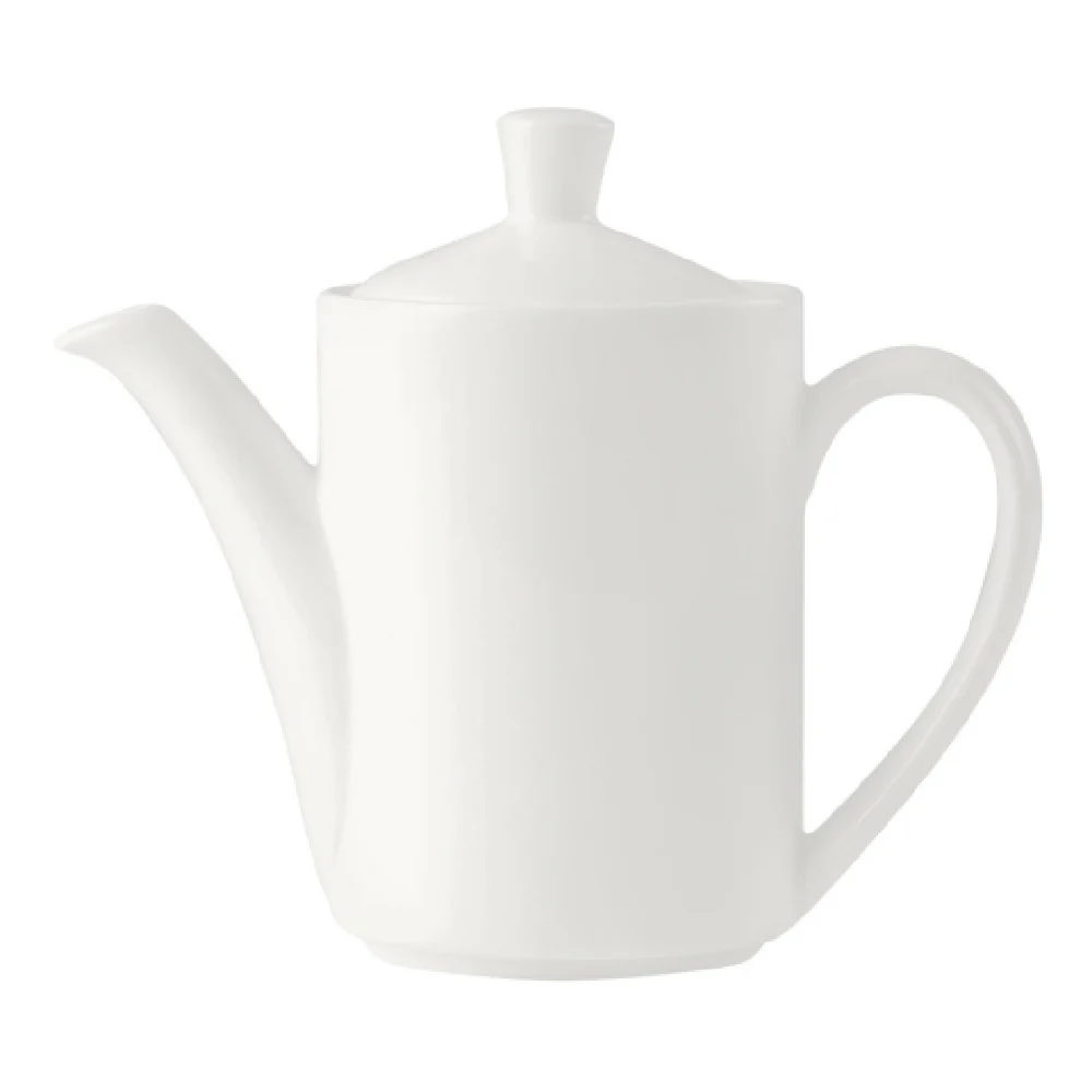 Steelite 9001C664 11.0 Oz Stylish Coffee Pot Alumina Vitrified With Lid Steelite 9001C664 11.0 Oz Stylish Coffee Pot Alumina Vitrified With Lid