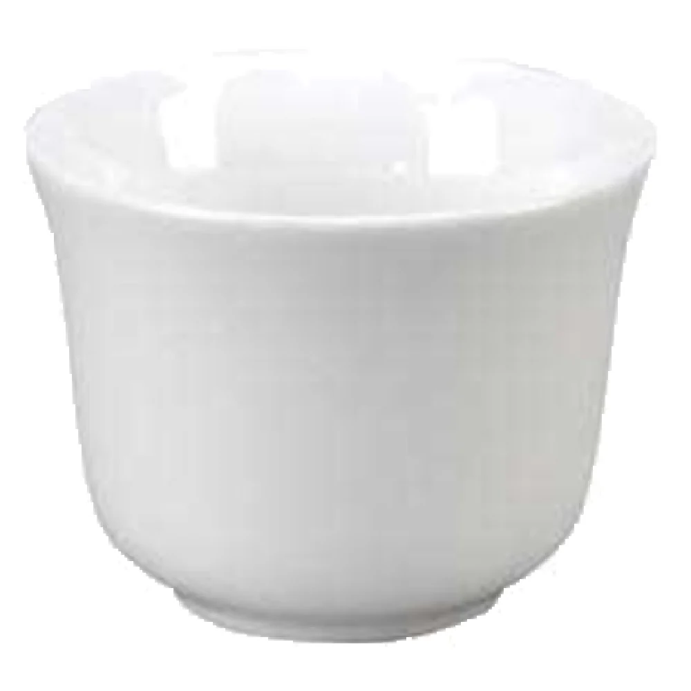 Vertex China RB-45 4-1/2 Oz. Round Handleless Chinese Tea Cup White Vertex China RB-45 4-1/2 Oz. Round Handleless Chinese Tea Cup White