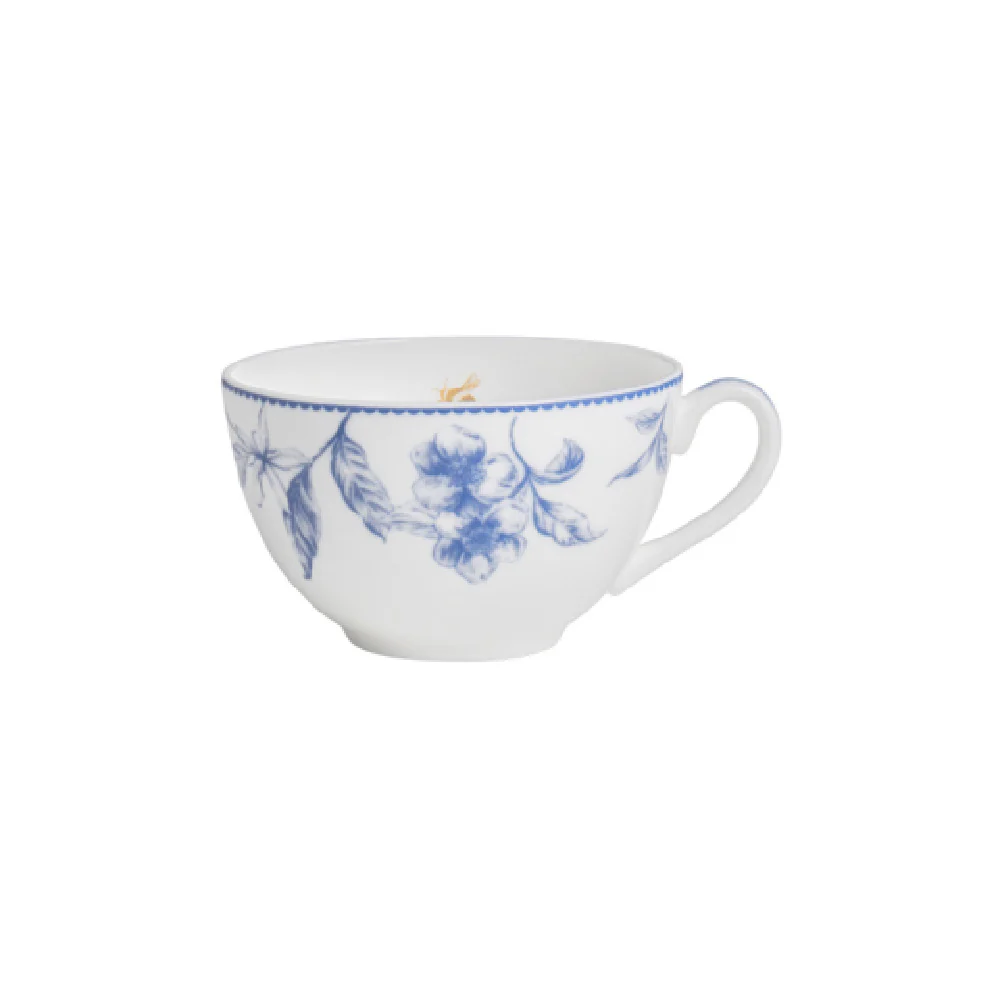 Steelite 82131AND0411A 9.0 Oz Tea For One Tea Cup Hive Blue Bone China