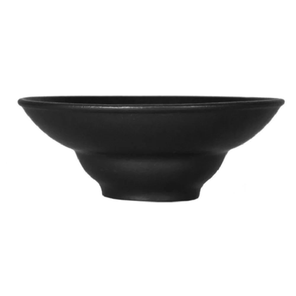 Vertex China OR-G78 7 Oz Round Gourmet Bowl 8 Inch Matte Black Porcelain