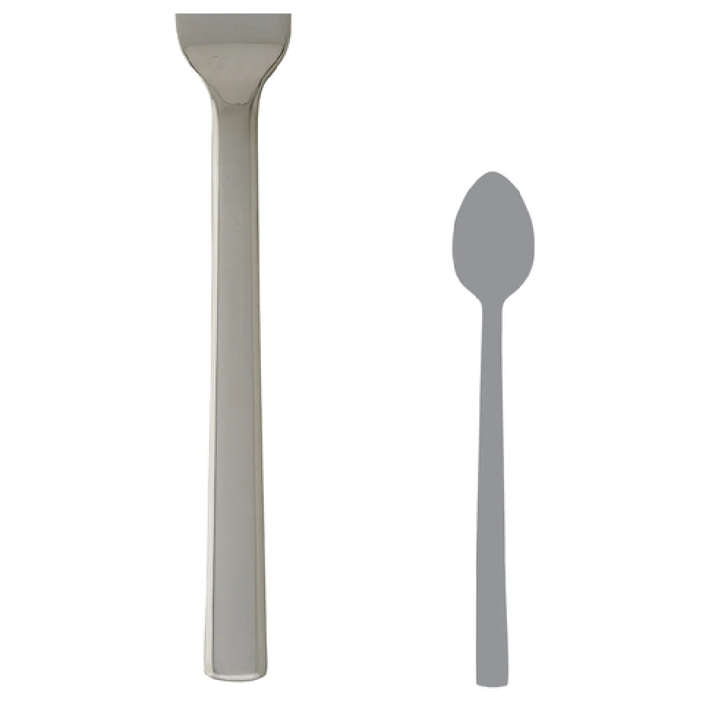Steelite 5301S006 7-1/2 Inch Iced Teaspoon Stainless Steel with Polished Finish